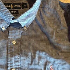 Ralph Lauren Light Blue Checkered Men's Shirt